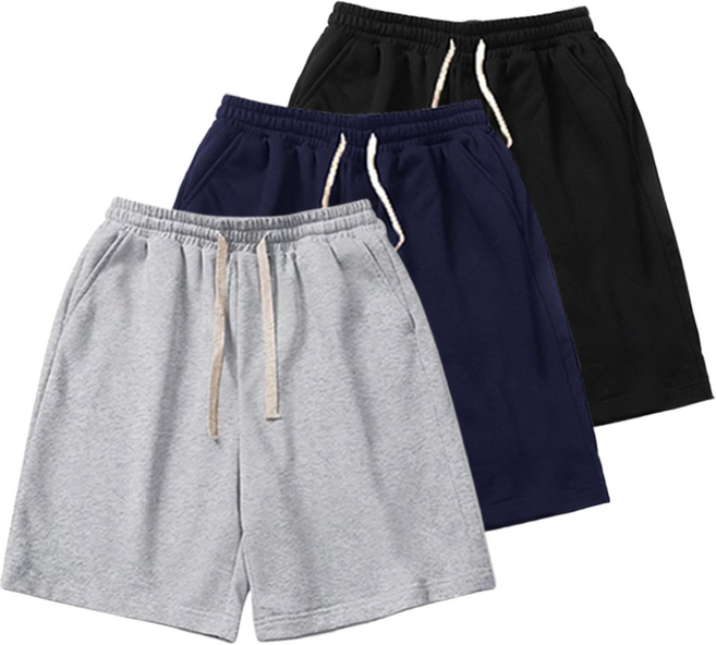 니드오브 편안한 데일리 트레이닝 반바지 3p 세트