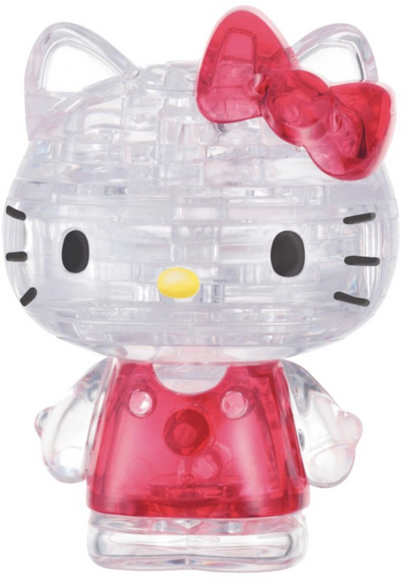 해피퍼즐 하나야마 산리오 헬로키티 피규어 3D입체퍼즐 캐릭터퍼즐, 혼합색상, 1개, 36피스