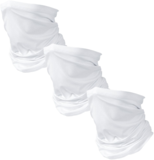 아이언 스포츠 멀티스카프, 화이트, 3개입