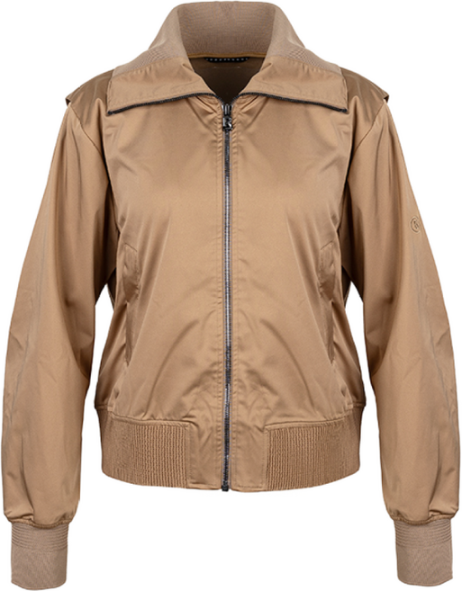 [보그너] 여성 시보리 블루종 점퍼 D_BEIGE