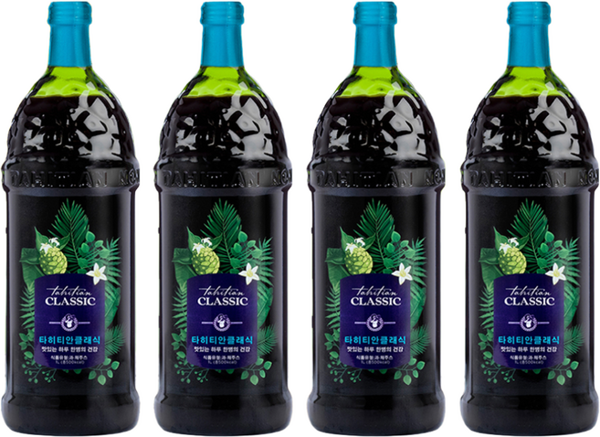 모린다 클래식 발효노니주스 1000ml 4병, 1L, 4개