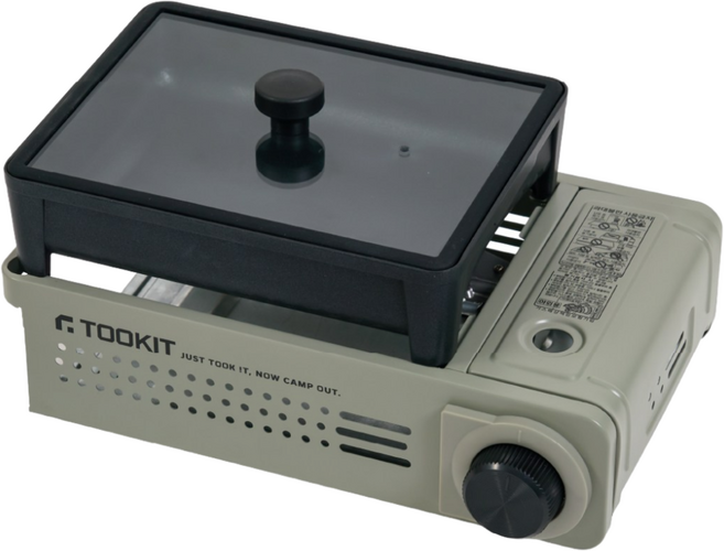 투킷 포켓 올인원 스토브 TKSCG02-PKG1 구이바다미니 휴대용가스버너 캠핑버너, 1개