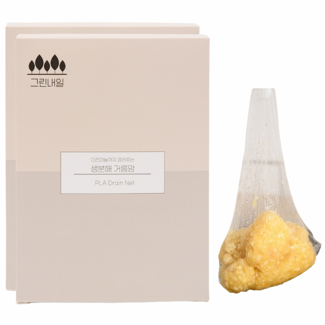 그린내일 생분해 거름망 100매 x 2개 옥수수전분 PLA, 100개입