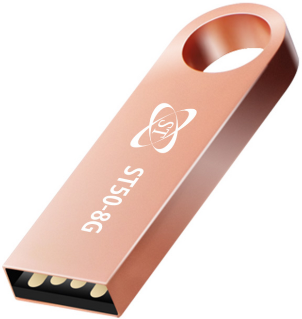 에스티원테크 ST50 USB 메모리 8GB, 로즈핑크