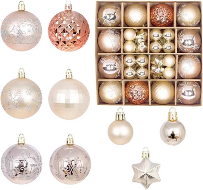 크리스마스 장식볼 소품 트리 세트 크리스마스 트리 장식 ZZSDGQ-11, 1세트, 타입C