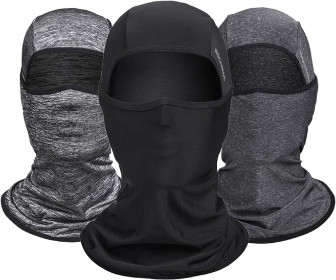 락브로스 스포츠 쿨 바라클라바 LF7162, 블랙, 1개