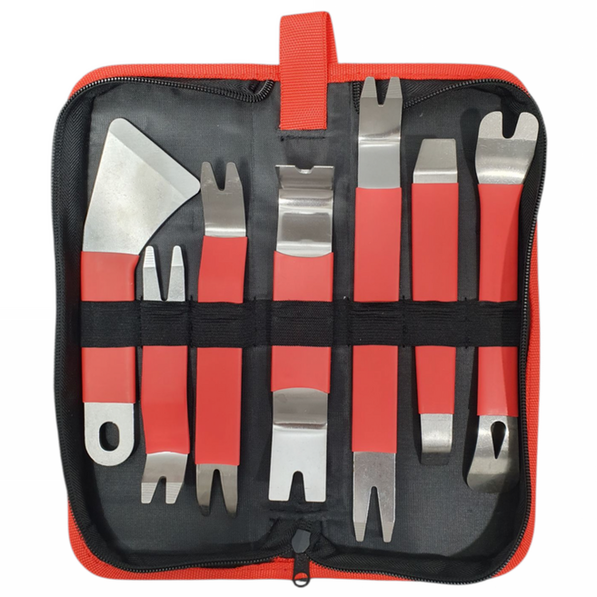 밀튼 차량용 전문가용 스테인리스 리무버 7종 세트 자동차 헤라, 1개, 복합색상