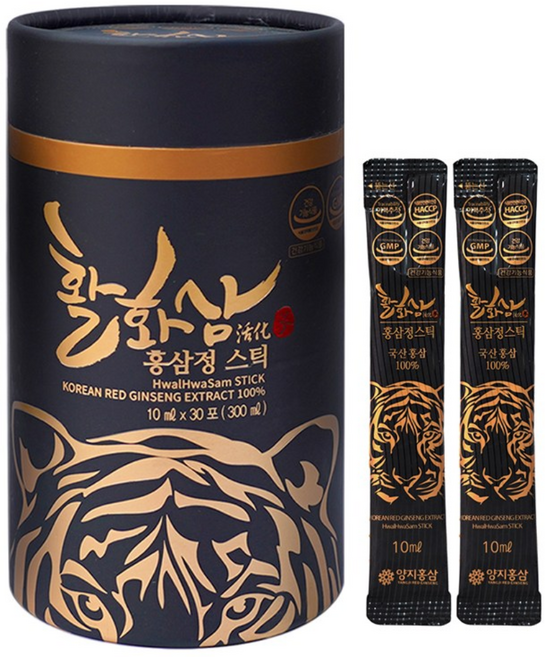 양지홍삼 활화삼 홍삼정 스틱, 10ml, 30개