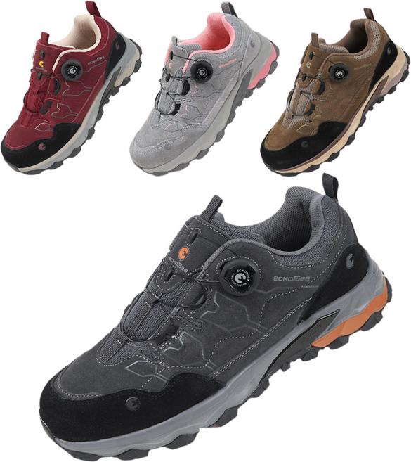 [에코로바]천연가죽 남녀 스피디 다이얼 트레킹화 등산화 ER2314