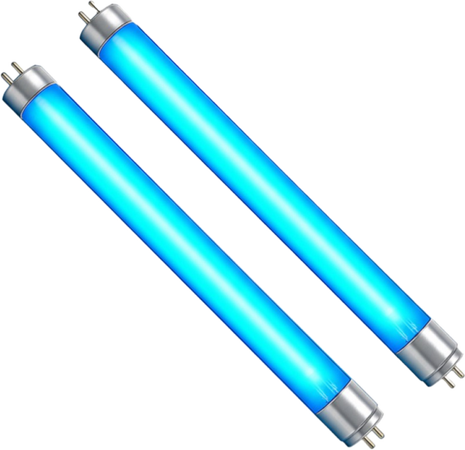 SUNVIA 자외선 살균 젖병소독기 램프, 2개, UVC-15W(T8)