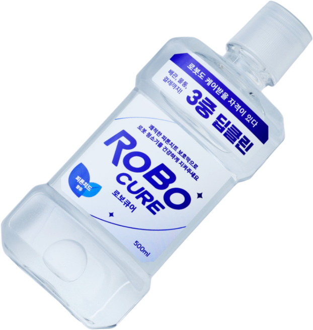 국내산 로봇청소기 세제 로보큐어 / 아이 반려동물 피부 안심 올인원 500ml, 1개