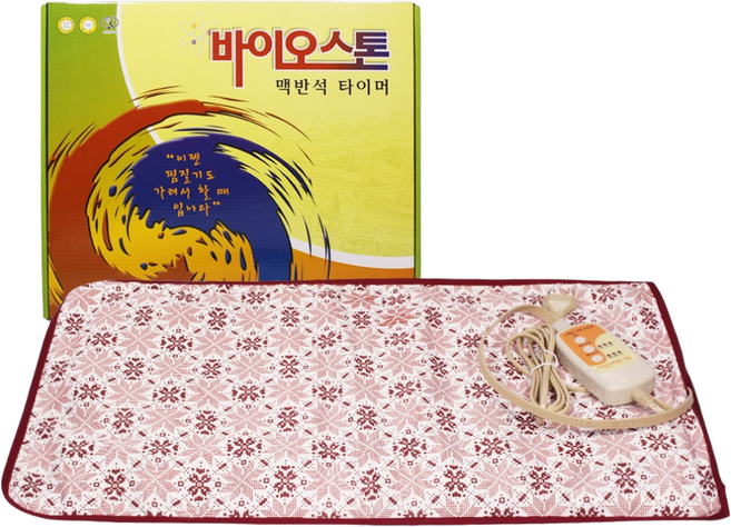 새한전자 바이오스톤 맥반석 타이머 찜질기, 맥반석 찜질기_1개