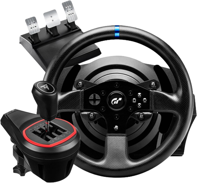 트러스트마스터 T300RS GT Edition 레이싱휠 + TH8S 쉬프터 패키지, 1세트, T300RS GT + TH8S