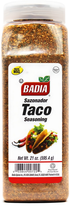 바디아 타코 시즈닝, 595.4g, 1개