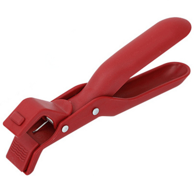 헬스와미 다목적 실리콘 냄비 그릇 집게 서빙 조리용 식당용 손잡이 집게, 1개