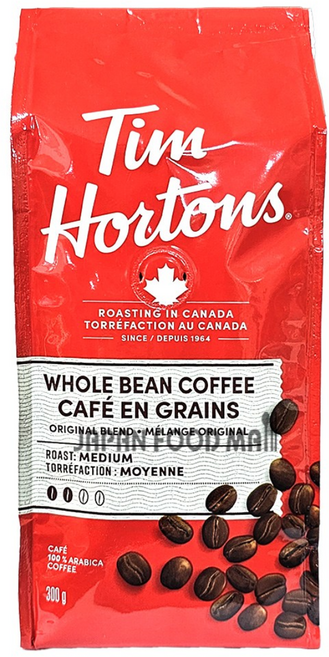 팀홀튼 오리지날 블랜드 홀빈 커피 원두, 300g, 1개, 홀빈(분쇄안함)