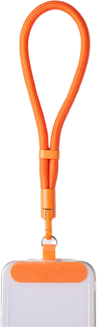 생활연구소 핸드폰 손목 스트랩 도난 방지, 1개, 오렌지