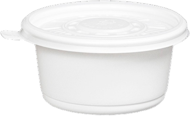 TY 반찬 죽 용기 125파이 중 화이트 600개