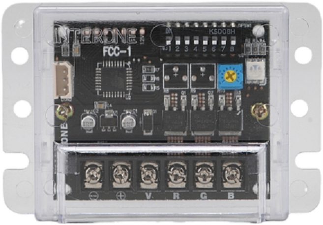 인터원 RGB/단색 LED바 전용 12V 1채널 컨트롤 FCC1