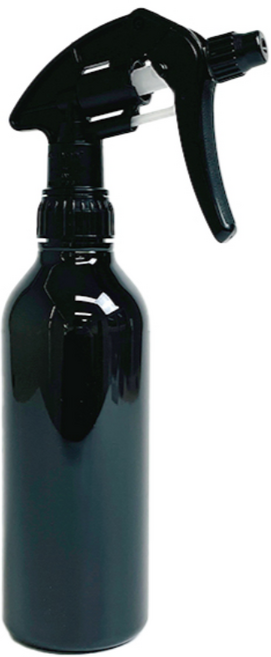 나올 헤어 분무기 500ml 스프레이 미용실 가정용 업소용 청소 미세입자 미스트, 1개, 검정색