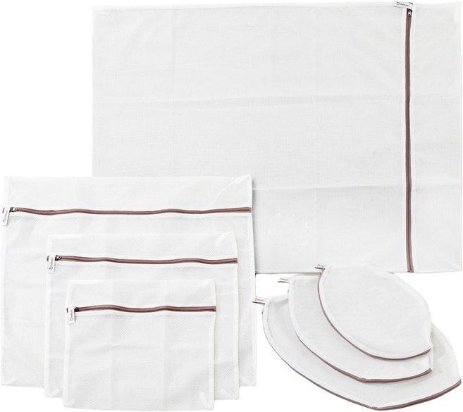 베이비앙 무형광 프리미엄 2중필터 아기 세탁망 모음전(2종세트/3종세트/6종세트/사각S 3개세트), 02.세탁망 사각 2종 세트(M+L), 1개