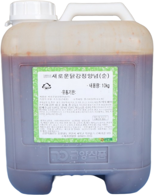 금양식품 새로운 닭강정양념 순한맛 10KG 닭강정소스, 1개