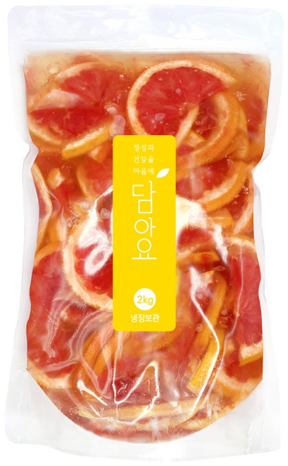 담아요 수제 자몽슬라이스청, 1개, 1개입, 2kg