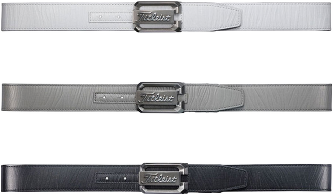 타이틀리스트 남성 소가죽 투어 버클 벨트 허리띠 TAABT231 23년, 차콜