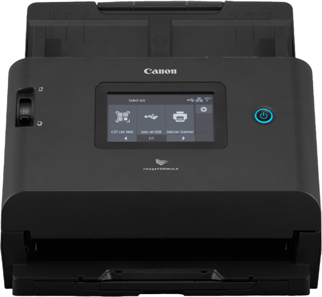 캐논 DR-S350NW 문서 명함 카드 신분증 여권 양면스캔 유선네트워크 고속 스캐너