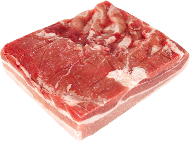 [루루축산] 돼지고기 삼겹살 2kg 판삼겹(원육) 수입돼지고기, 1개