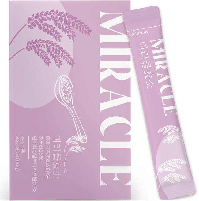 미라클 곡물효소 누룽지맛 고소한맛, 2개, 90g