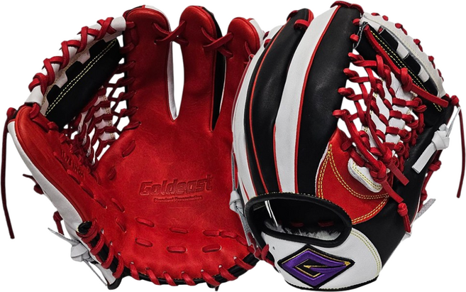 골드이스트 내야 야구글러브 우투 11.75인치 SP 경첩 그물웹 빨끈 소가죽, 1개