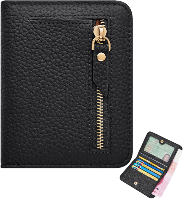 여성 프리미엄 심플 슬림 소가죽 반지갑 BYN-9017