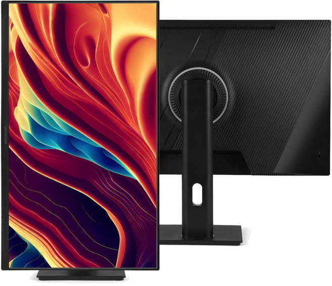 크로스오버 미켈란 24PMT5 IPS 리얼100 TYPE-C 멀티스탠드 24인치 모니터 무결점, 미켈란 black