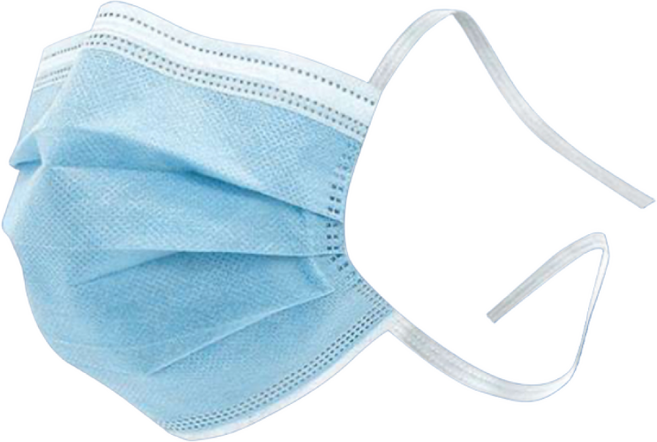클린손케어 수술용마스크 서지컬마스크 끈타입마스크 블루, 2박스, 50개입