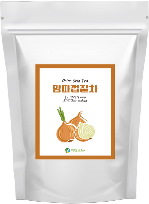 양파껍질차 티백 PLA 미세플라스틱없는 삼각티백, 1개, 100개입