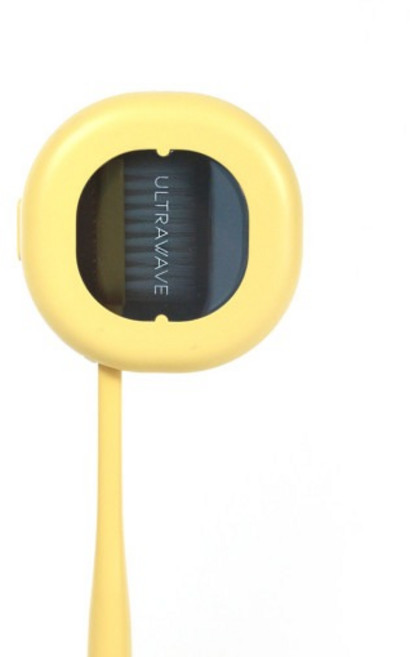 휴대용 칫솔 살균기 칫솔 위생 보관 케이스 여행용 가족용 욕실 세균 방지 건조 충전식 칫솔 보관함 TS-zero, 옐로우