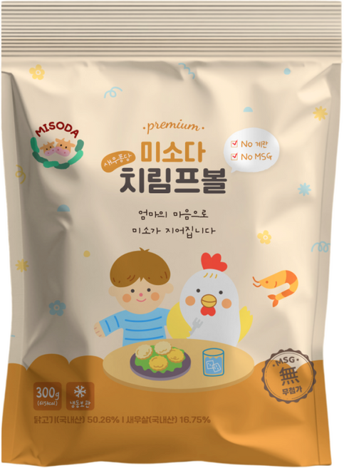 미소다 치림프볼 300g 아기반찬 아이반찬, 1개