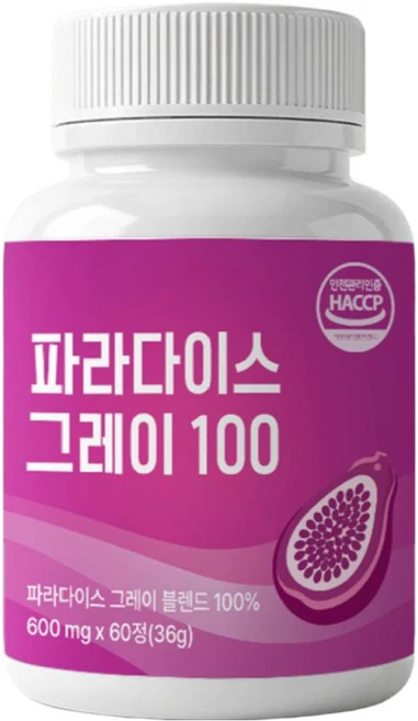 파라다이스그레이 100 HACCP 인증 브로콜리 추출물, 6개, 60정 - 쿠팡