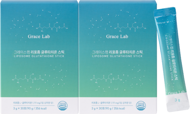 그레이스랩 리포좀 글루타치온 스틱 30포, 2개, 90g