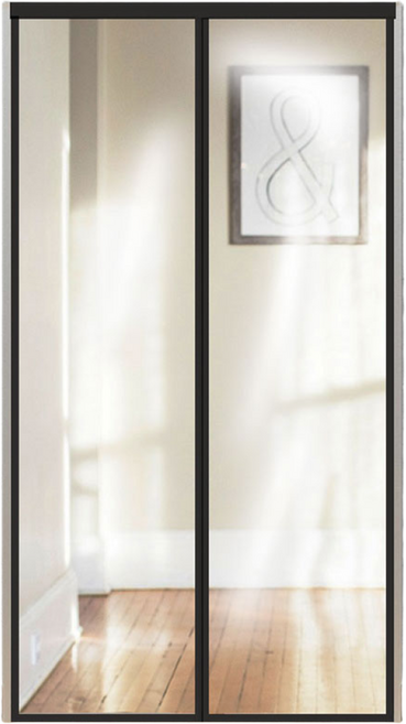 자석 내장형 방풍비닐 100x210cm 블랙 테두리, 1개