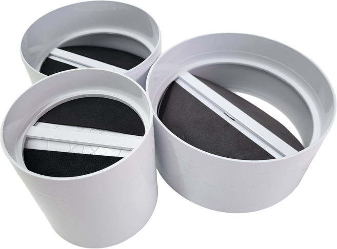 [재고확보 당일출고]환기자재 역류방지댐퍼 100 125 150파이 ABS 직부형 BDD, 1개