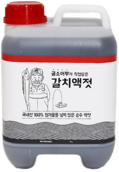 곰소어부 3년저온숙성 갈치속액젓 5kg 4리터 원액100% 국내산, 4L, 1개