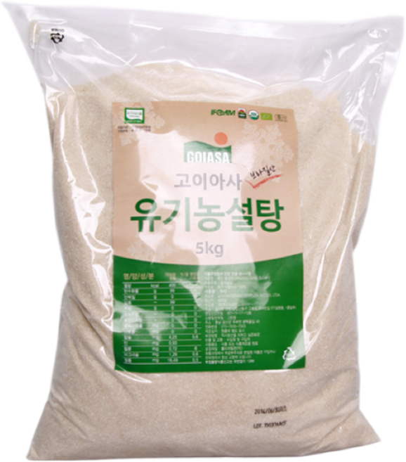 고이아사 브라질산 유기농 설탕, 5kg, 1개