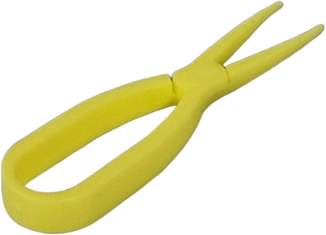 콘텍트렌즈집게 노란집게 소프트 하드 써클 렌즈집게 렌즈용품, 10개