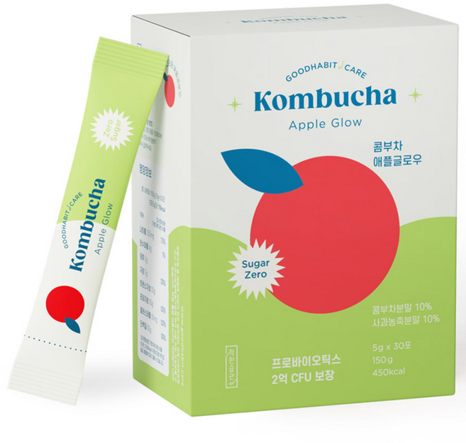 착한습관 콤부차 애플글로우, 1개, 30개입, 5g