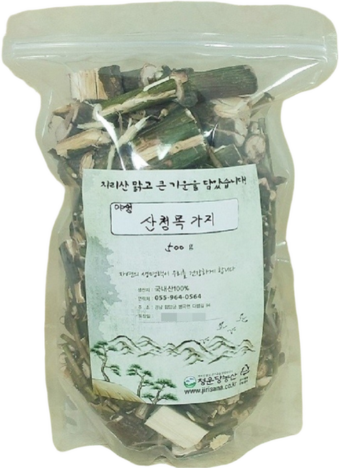청운당농산 지리산 자연산 벌나무 가지 효능 산청목 차, 1개, 500g