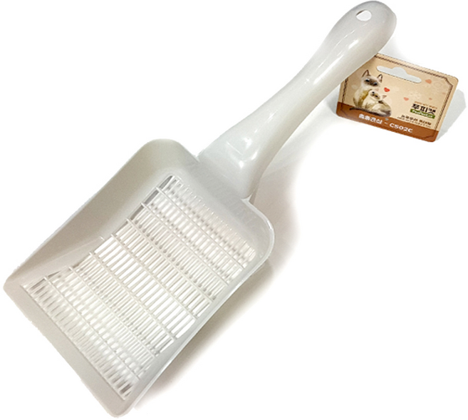 푸피캣 촘촘덩삽 CS02B 고양이 모래삽 가는입자 찌꺼기 제거용 촘촘삽, 1개