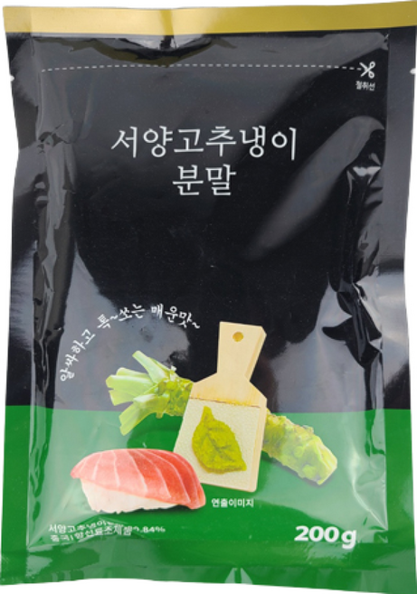 코우 서양고추냉이 분말 와사비, 1개, 200g