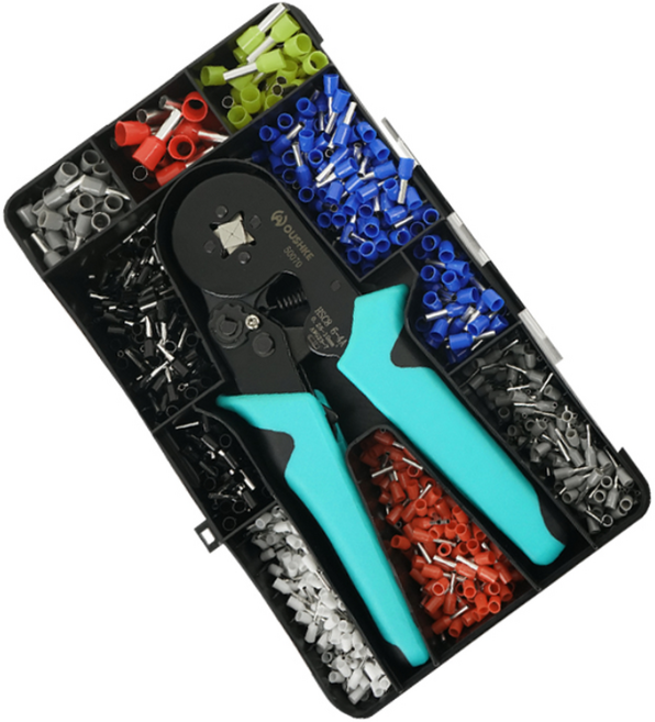 INVEN* 오우스케 터미널 압착기 SET (압착기1EA + 펜홀단자 1200EA), 1세트